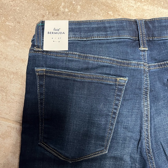 ☘️Lucky Brand Stretch Denim Bermuda Shorts-NWT -☘️SZ 4 - Picture 10 of 15